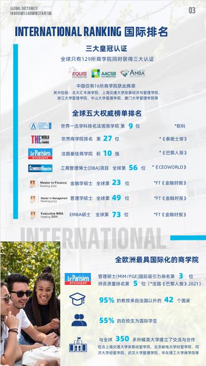 法国雷恩商学院机器人与人工智能方向DBA