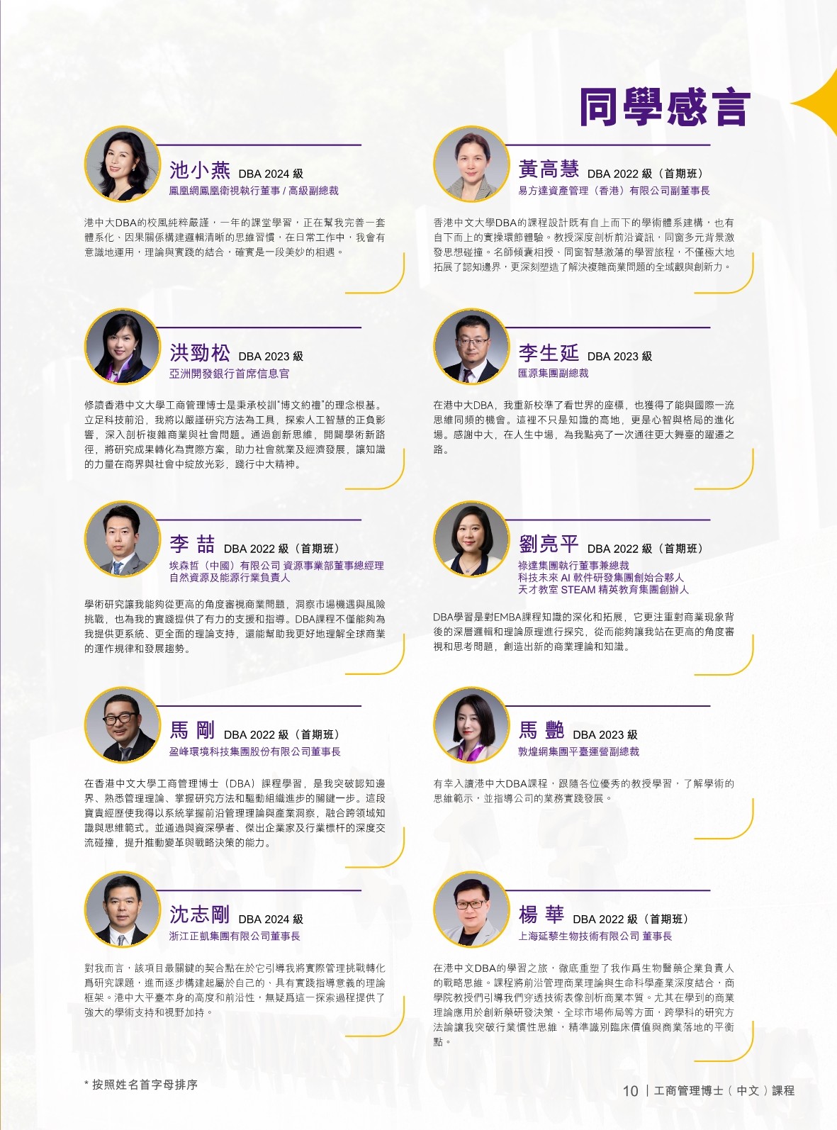 香港中文大学 DBA