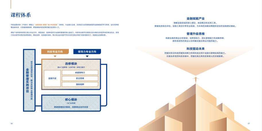 中欧金融MBA课程介绍手册