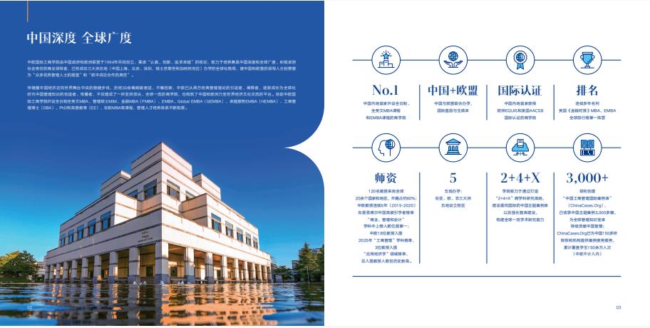 中欧金融MBA课程介绍手册