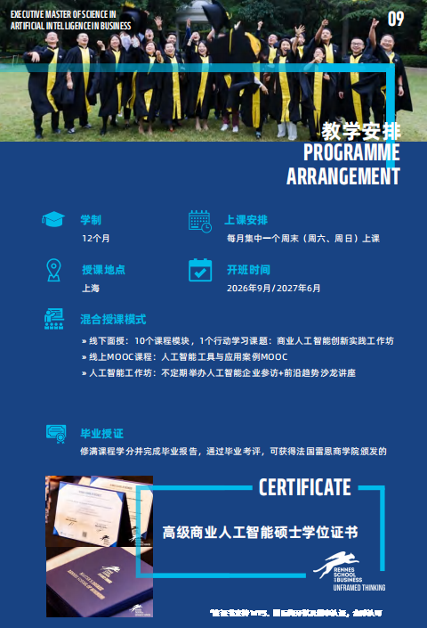 EMSclBM高级国际工商管理硕士-法国雷恩商学院